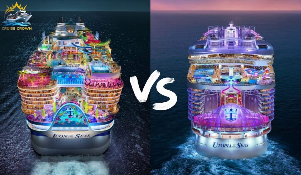 Royal Caribbean Utopia of the Seas vs Icon of the Seas Royal Caribbean Icon of the Seas vs Utopia of the Seas Utopia vs Icon of the Seas