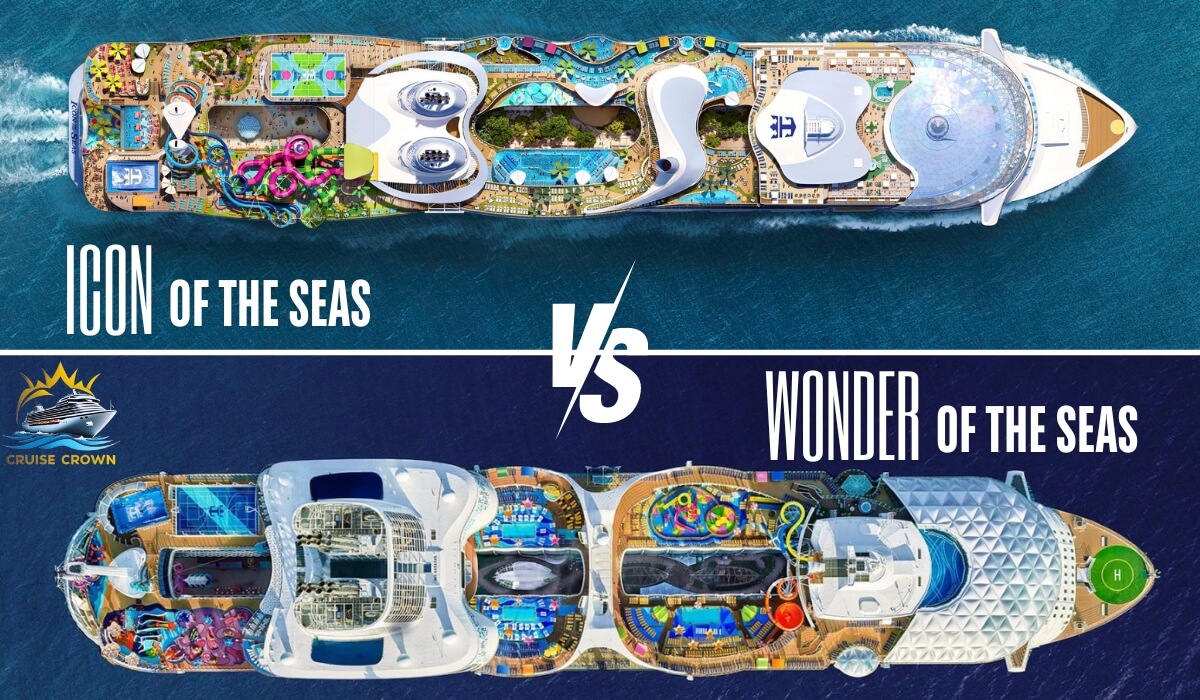 Royal Caribbean Icon of the Seas vs Wonder of the Seas Royal Caribbean Wonder of the Seas vs Icon of the Seas