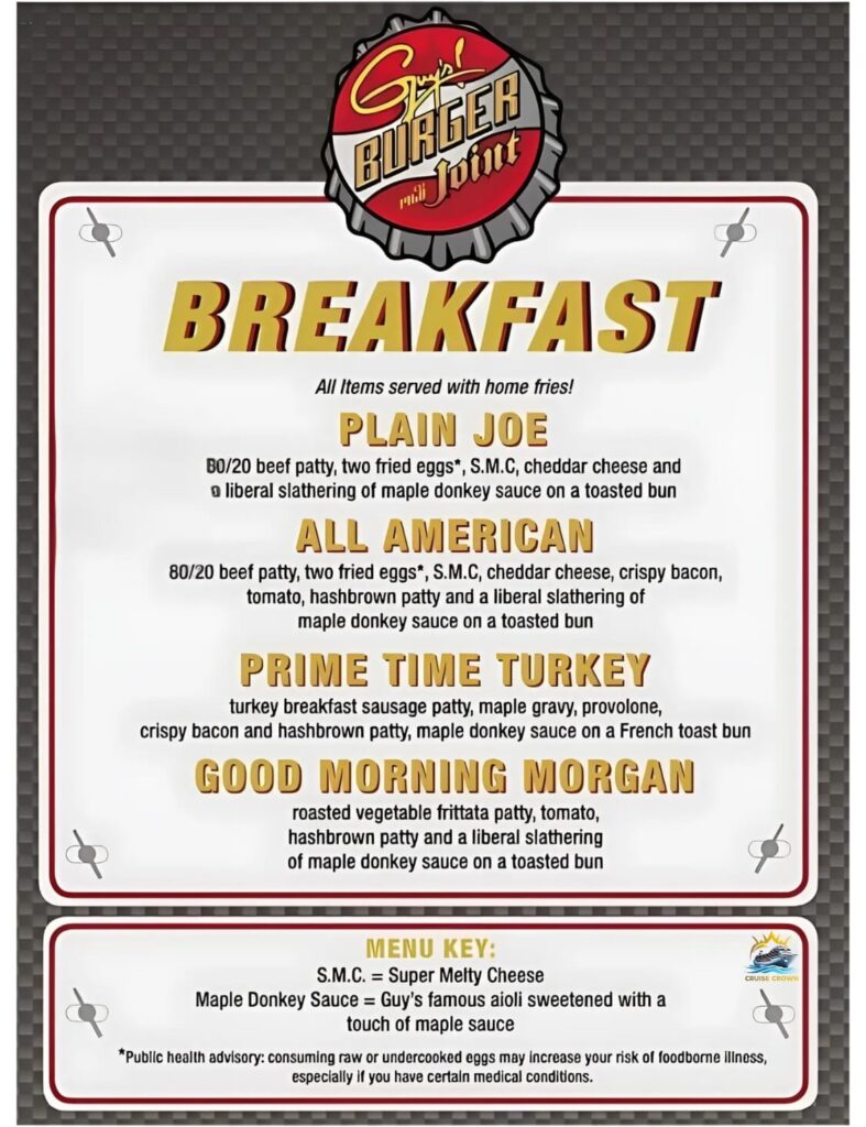 guy's burger joint carnival menu
carnival guy's burger joint menu
carnival cruise guy's burger joint menu
guy's burgers carnival menu
Carnival guy's burgers carnival menu