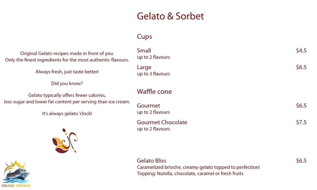 MSC Jean Philippe Menu
msc drinks prices