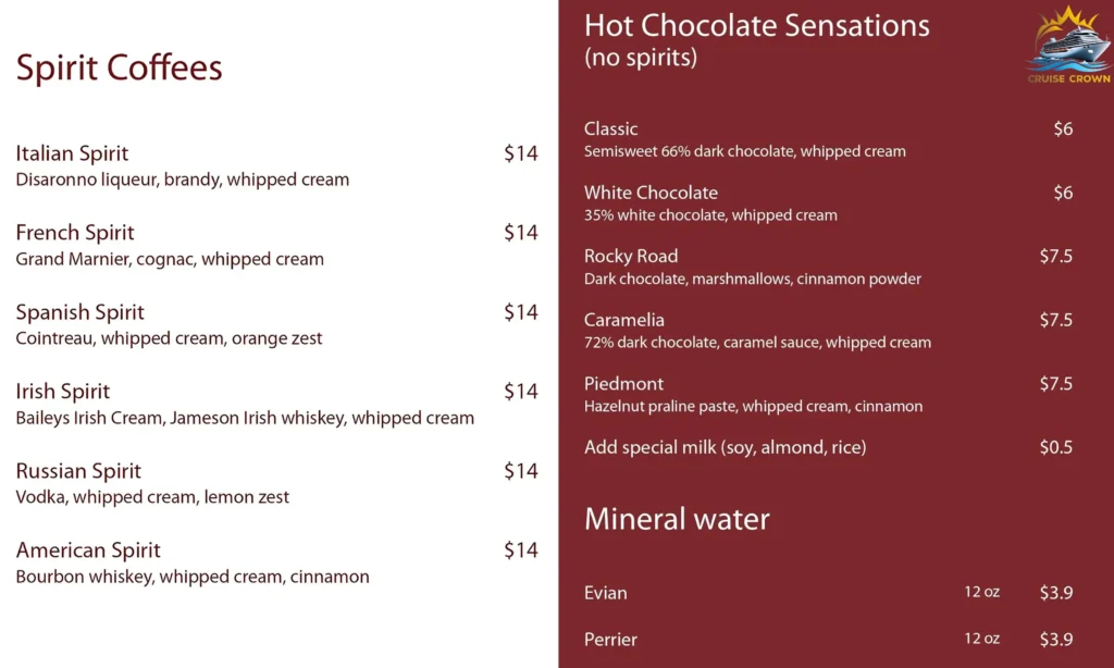 MSC Jean Philippe Menu
msc drinks menu 