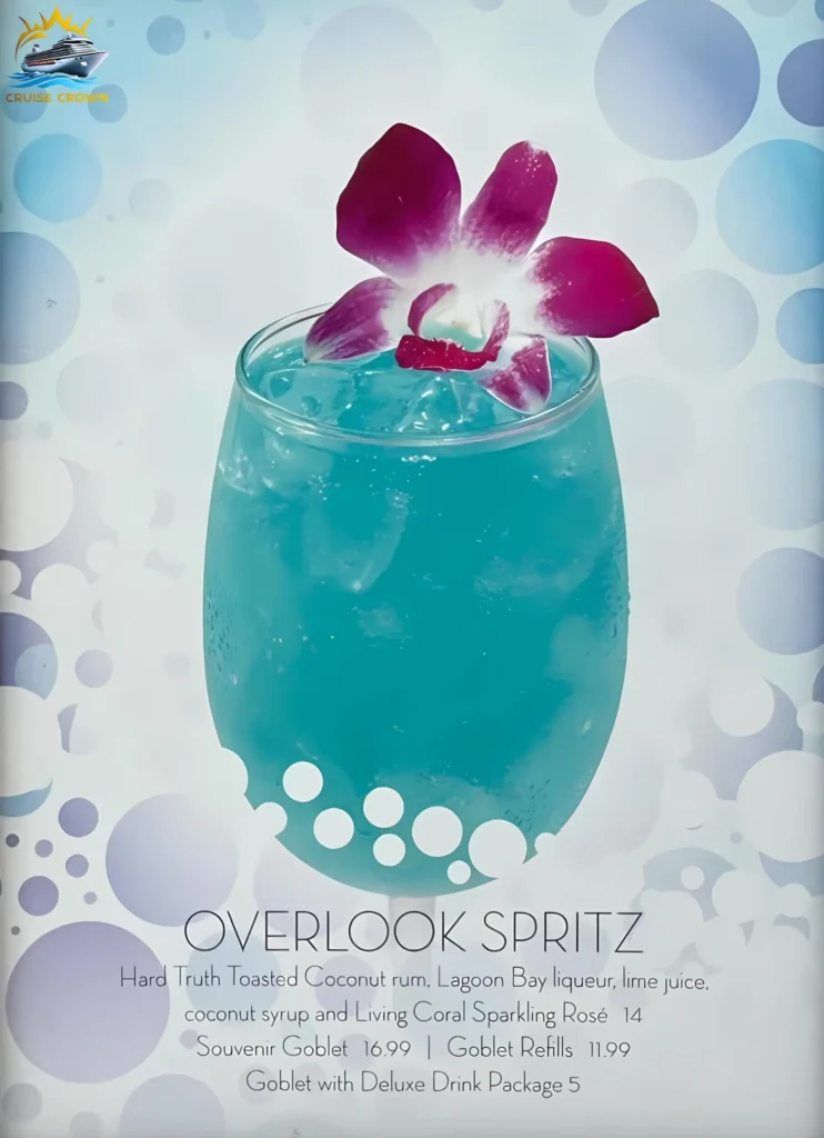Royal Caribbean Overlook bar menu
Star of the Seas Bar Menus