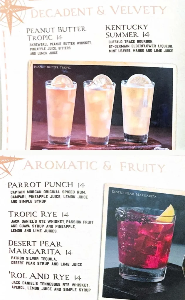 Royal Caribbean Schooner bar menus
Star of the Seas Bar Menus