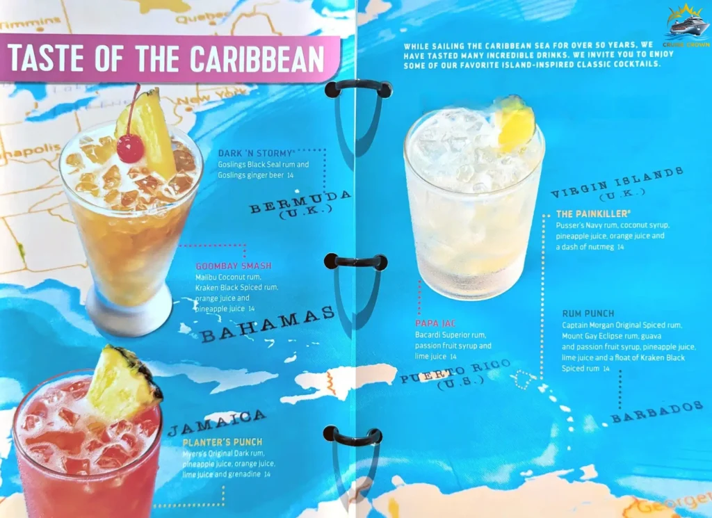 Royal Caribbean Drink Prices
Star of the Seas Bar Menus