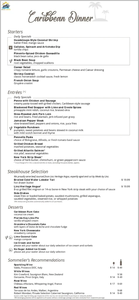 msc dinner menu 2025
msc main dining room menu 2025