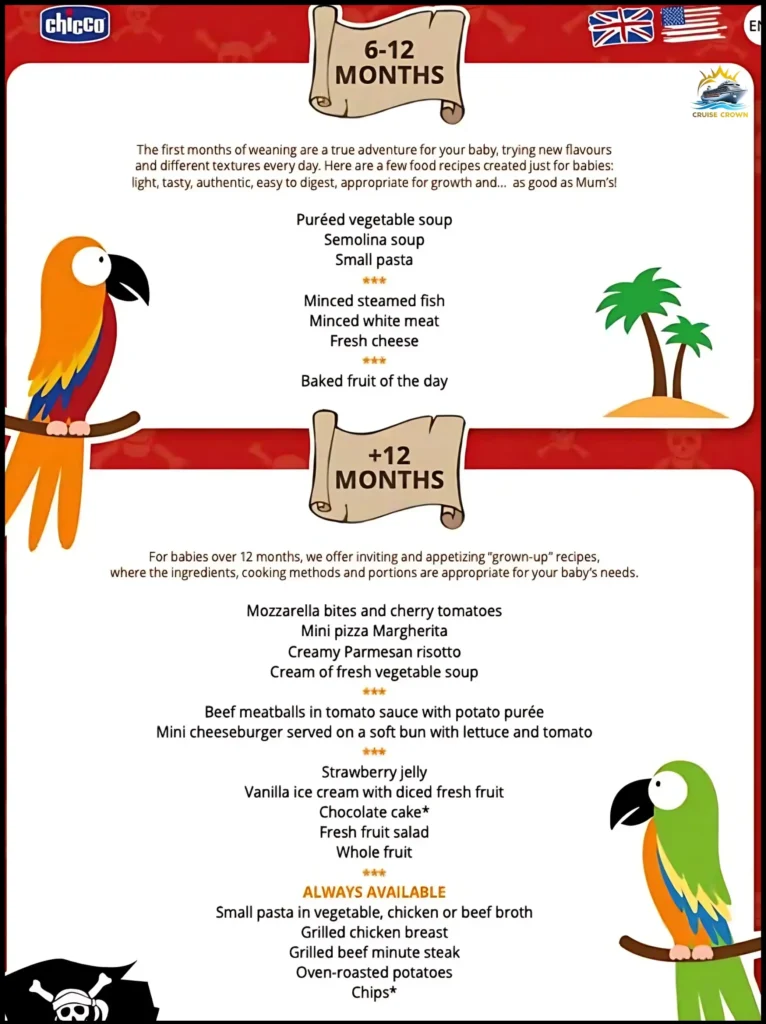 msc kids menu
msc dining menu