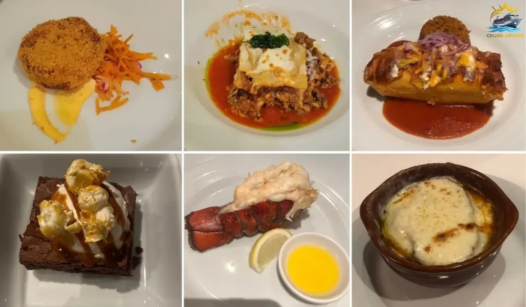 royal caribbean main dining room food
