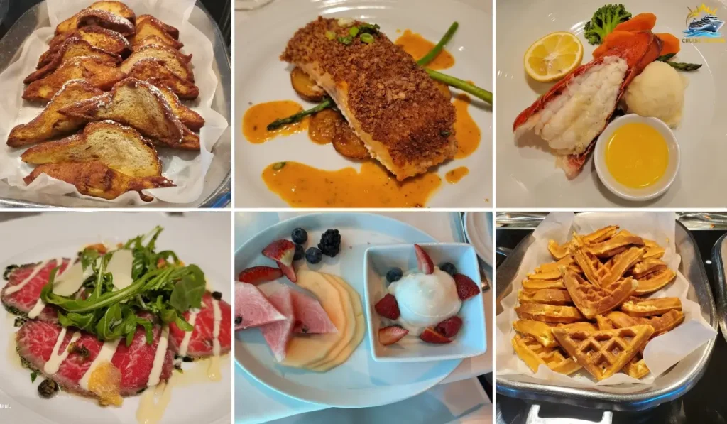 royal caribbean main dining room food
