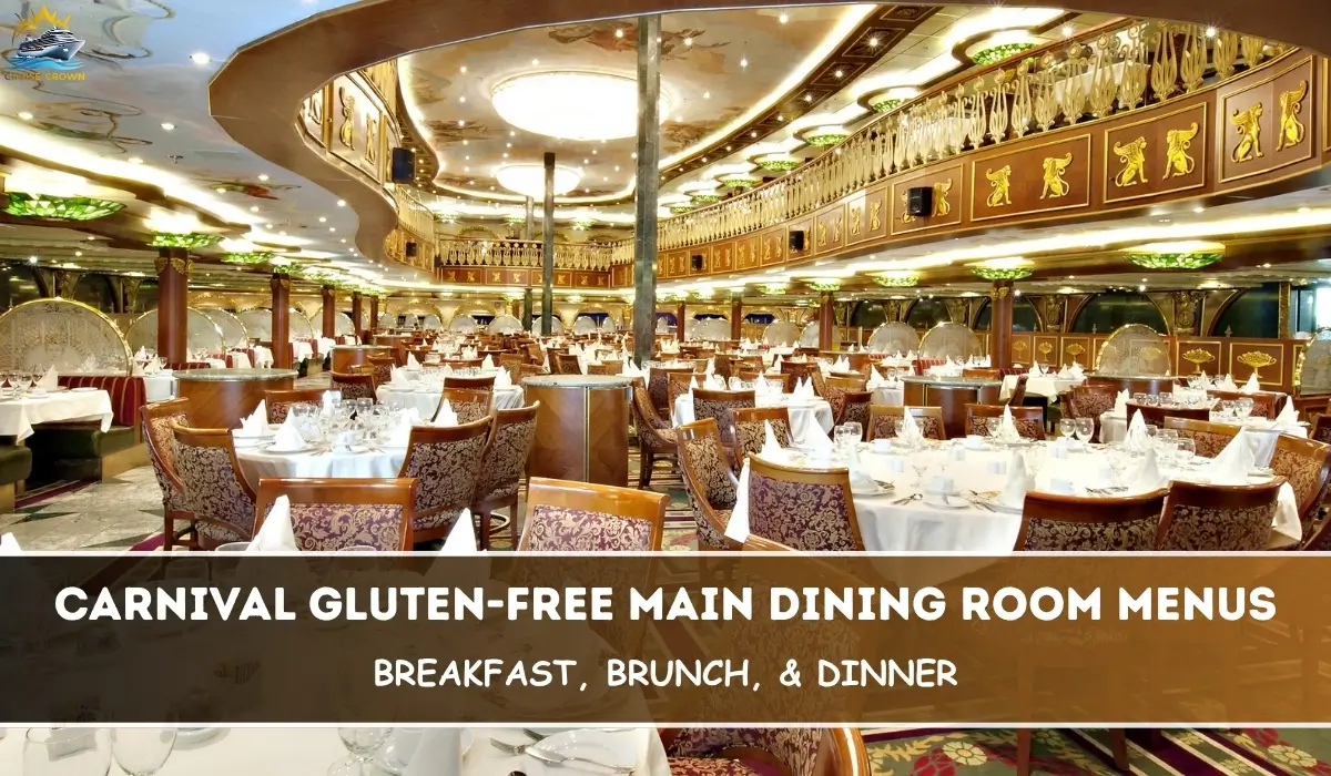 Carnival Gluten Free Menus