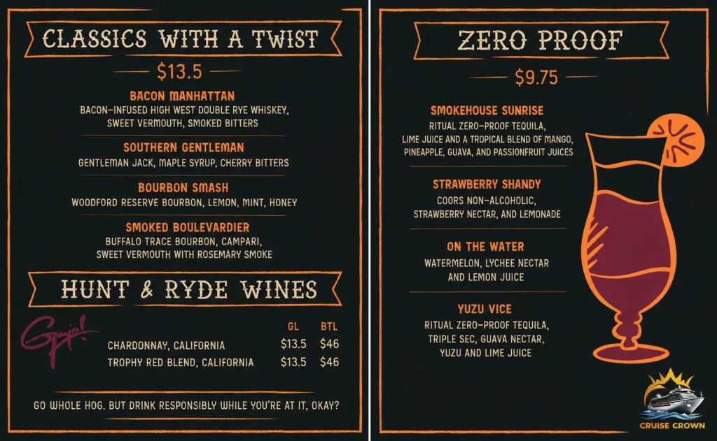 Carnival Guy’s Pig & Anchor Smokehouse Menu 2