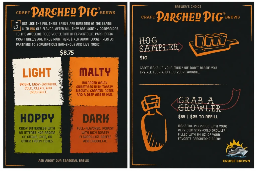 Carnival Guy’s Pig & Anchor Smokehouse Menu 4