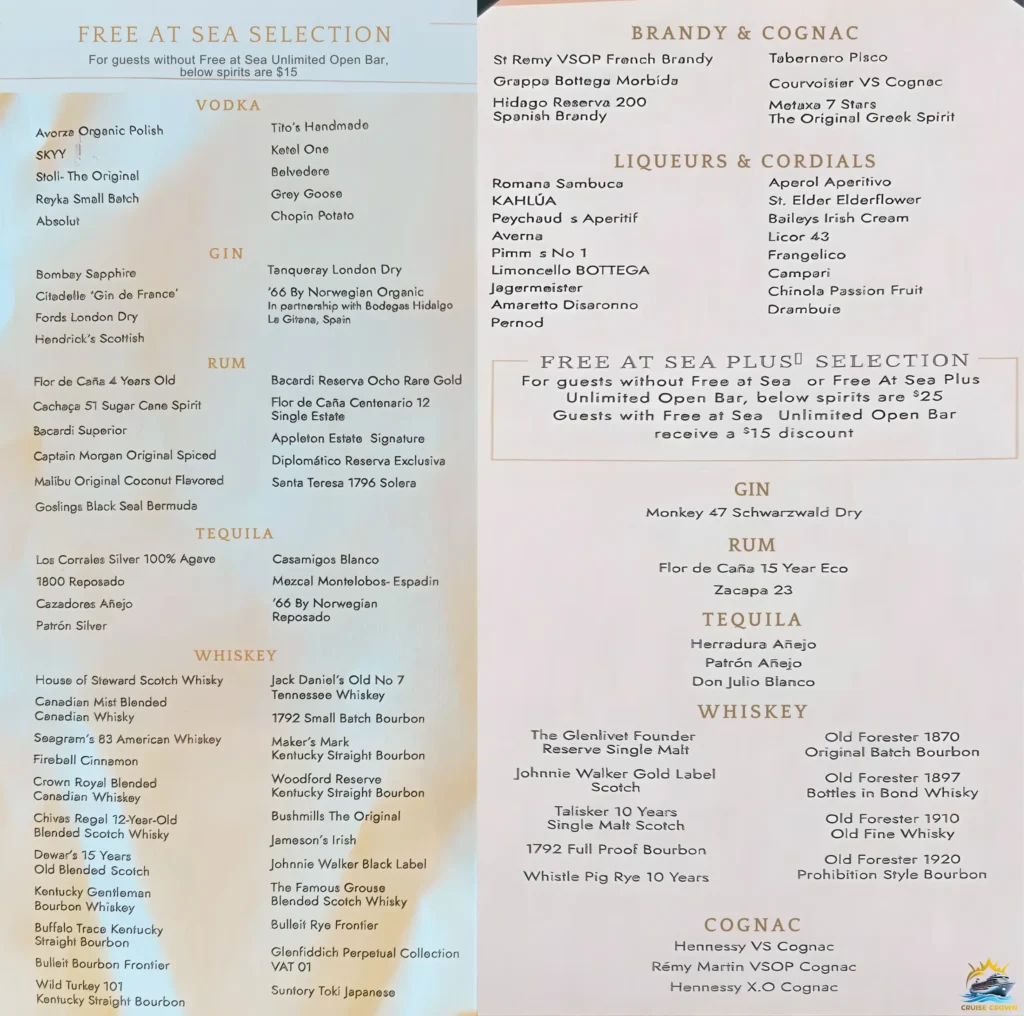 NCL The Local Bar Menu 2