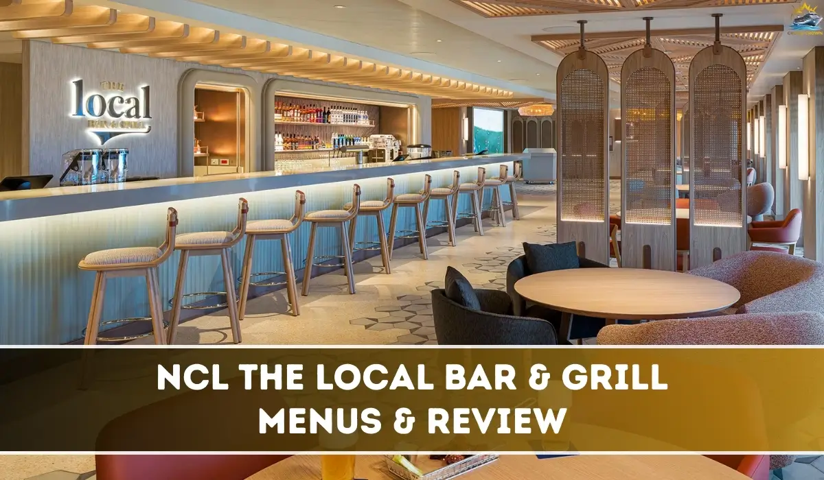 NCL The Local Bar & Grill Menus