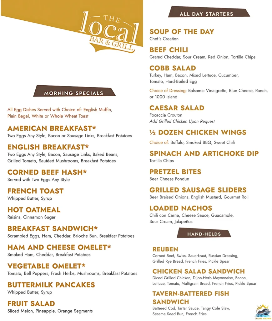 NCL The Local menus 1